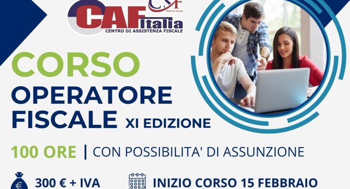 CORSO OPERATORE FISCALE - EDIZIONE 2023